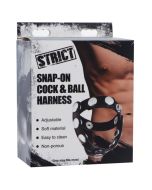 Strict Snap On Cock And Ball Harness