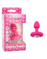 CalExotics Pink Cheeky Gems Rechargeable Vibrating Anal Probe Small box
