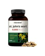 Front view of St. John's Wort capsules bottle