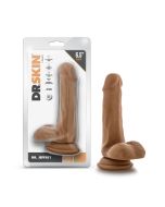 Bush Dr. Skin Dr. Jeffrey 6.5" Realistic Dildo With Balls Tan box