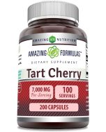 Tart Cherry Extract 7000 Mg 200 Capsules Joint Health Amazing Formulas