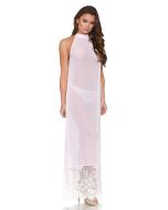 Layla Halter Neck Gown G-string Tease B486