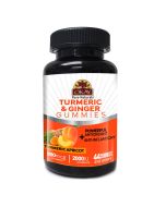 OKAY Gummies Turmeric Ginger 44 Count Turmeric Apricot Antioxidant bottle