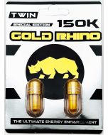 Twin Gold Rhino 150K Male Enhancement 2 Pills