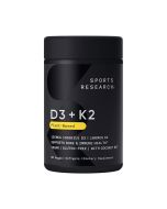 Vegan D3+K2 supplement bottle