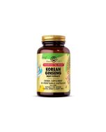 Solgar Korean Ginseng Root Extract 60 Vegetable Pills Full Potency Vegan
