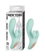 Vibes Of New York Triple Tickler Massager Aqua