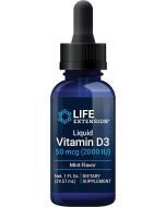 Life Extension Liquid Vitamin D3 50mcg 2000 IU 29.57ml Mint Flavored front