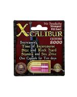 Xcalibur Extreme 8000 Male Sexual Performance Enhancement Pill