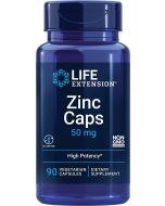 Life Extension Immune Support Zinc Caps 50mg 90 Veggie Caps bottle