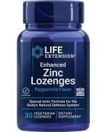 Life Extension Peppermint Flavored Enhanced Zinc Lozenges front